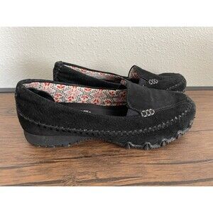 SKECHERS WORK Slip Resistant Relaxed Fit Memory Foam Black Women’s 6.5